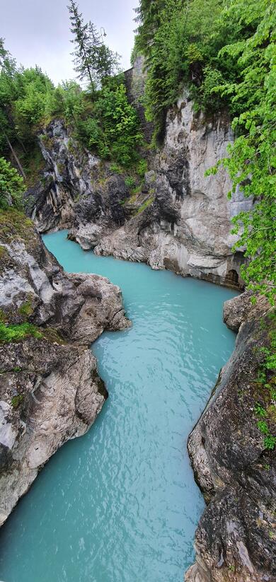 River Between Mountain