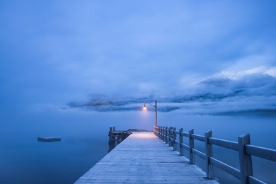 River Bridge in New Zealand