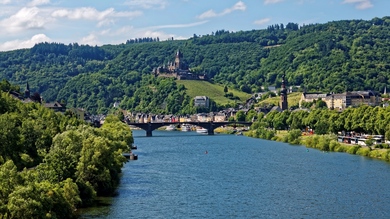 River in City Bochum Germany 4K Wallpaper