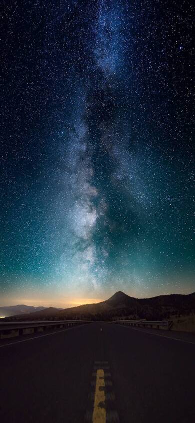 Road and Fantasy Sky Photo