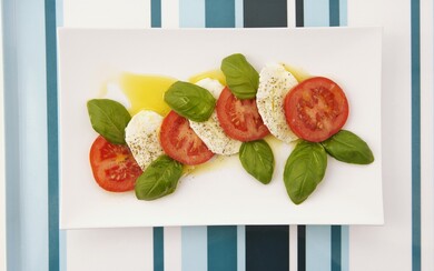 Salad in Food Dish