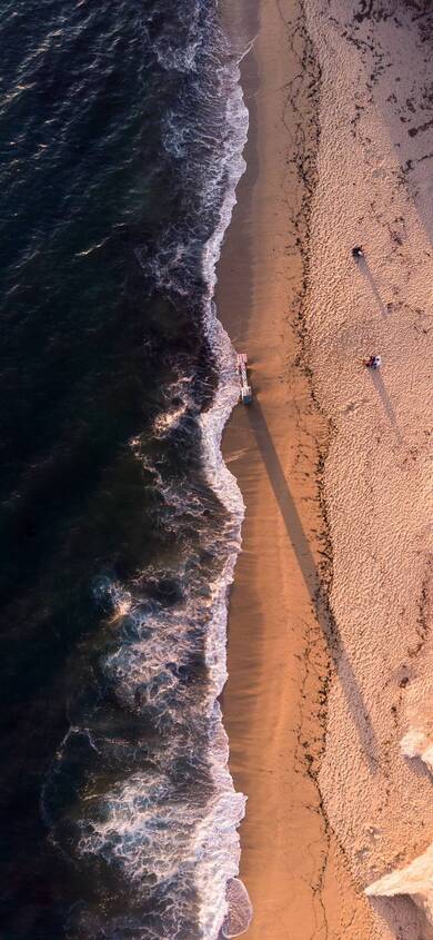 Sea Beach Arial View