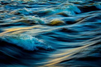 Sea Waves Abstract Image