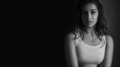 Shraddha Kapoor Black and White Photography