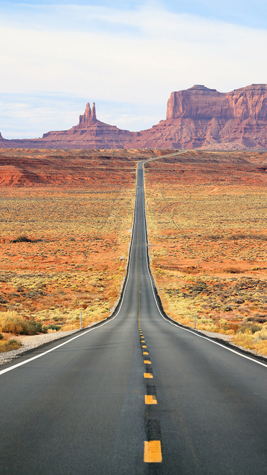 Silent Road Between Wilderness