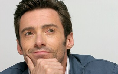 Smiling Face of Hugh Jackman