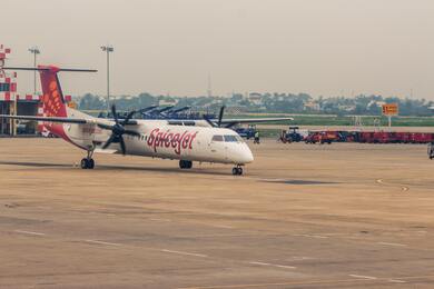 Spicejet Plane Wallpaper