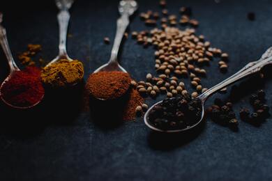 Spoons of Indian Spices