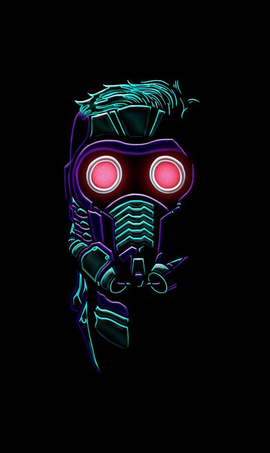 Star Lord Superhero Mobile Wallpaper