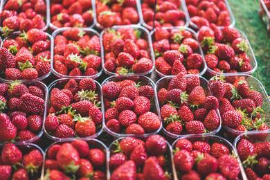 Strawberry in Basket