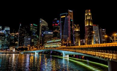 Superb Night View of City