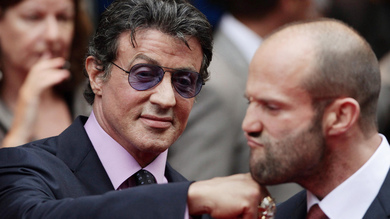 Sylvester Stallone With Jhon Statham HD Wallpaper