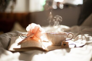 Tea Cup With Flowers