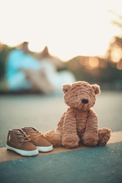 Teddy Bear Bokeh Mobile Wallpaper