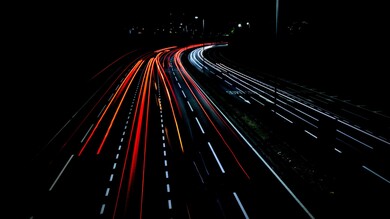 Time Lapse Road Night View Pic