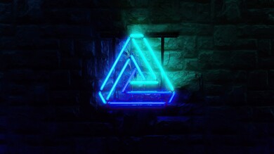 Triangle Neon Glowing