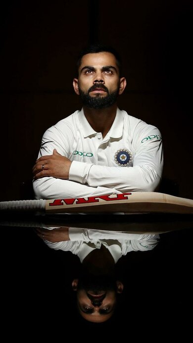 Virat Kohli as Indian Test Cricketer Photo