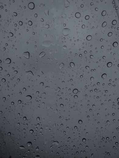Water Drops on Glass