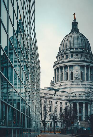 Wisconsin State Capitol in Madison Wisconsin