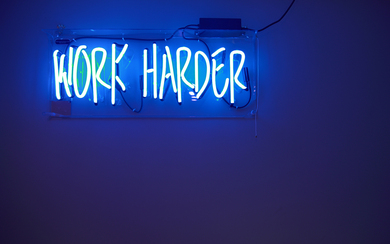 Work Harder Motivational Quote