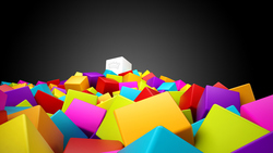 3D Colorful Squares