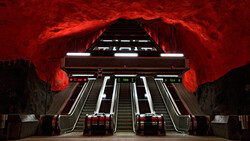 4K Photo of Elevator in Cave