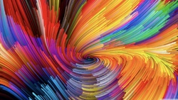 5K Colorful Abstract Vector Image
