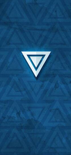 Abstract Triangle Blue Background