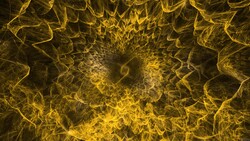 Abstract Yellow 4K Wallpaper