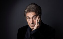 Actor Al Pacino Innocent Look