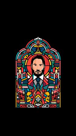 Actor John Wick Creative Mobile Pic