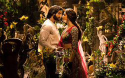 Actor Ranveer Singh And Deepika Padukone in Ram Leela Movie