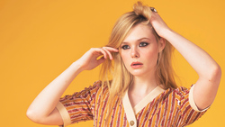 Actress Elle Fanning Sag Award Photoshoot