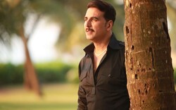 Akshay Kumar Standing Beside A Tree