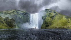 Amazing Ultra HD 5K Wallpaper of Nature Waterfall