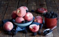 Apricot and Blackberry Fruit Photo