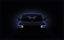 Audi Car Black Background