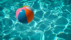 Ball in Swimming Pool During Summer