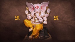 Beautiful Desktop Background of Lord Ganesha
