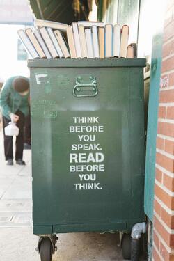 Beautiful Quote on Book Box