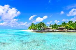 Beautiful View of Sea And Beach on Island