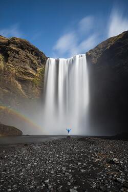 Beautiful View of Waterfall