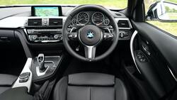 Black BMW Vehicle Interior Photo