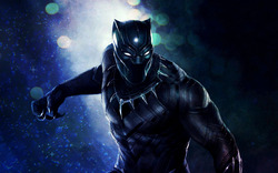 Black Panther Superhero Movie Wallpaper
