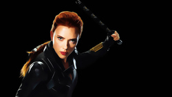 Black Widow Scarlett Johansson Minimal Wallpaper