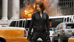 Black Widow Scarlett Johansson Movie Action Photo