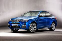 Blue BMW Sedan Car