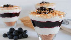 Blueberry Sauce Cheesecake