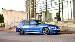 BMW SUV Blue Car