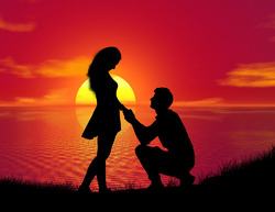 Boy Propose Girl Romantic Photo